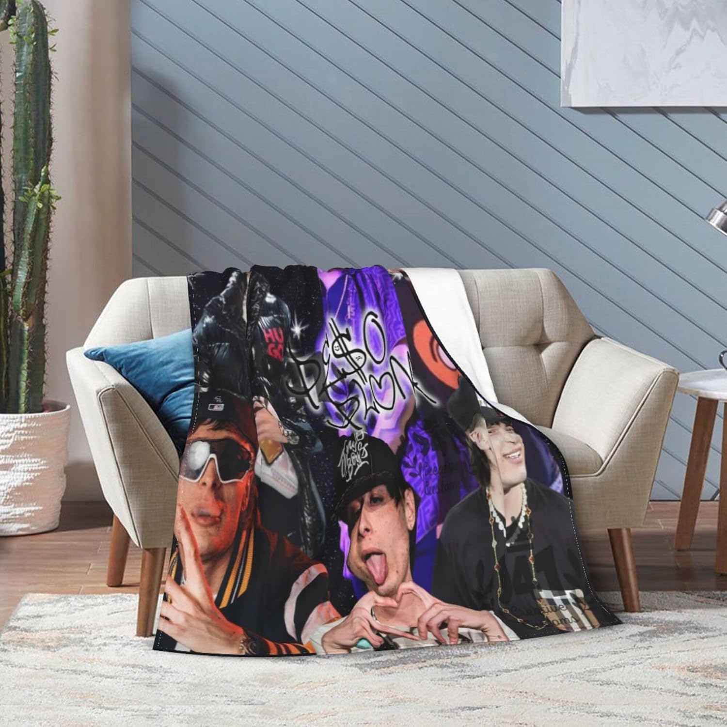 Peso – Manta de collage musical de pluma, cálida y acogedora manta de felpa para cama, sofá, cama, sofá, decoración de sofá, sofá, decoración de