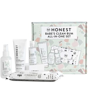 The Honest Company Babe’s First Mess – Set de regalo  Esenciales para recién nacidos sin fragancia  99% toallitas de agua, bálsamo multiusos, lavado The Honest Company Babe’s First Mess – Set de regalo  Esenciales para recién nacidos sin fragancia  99% toallitas de agua, bálsamo multiusos, lavado