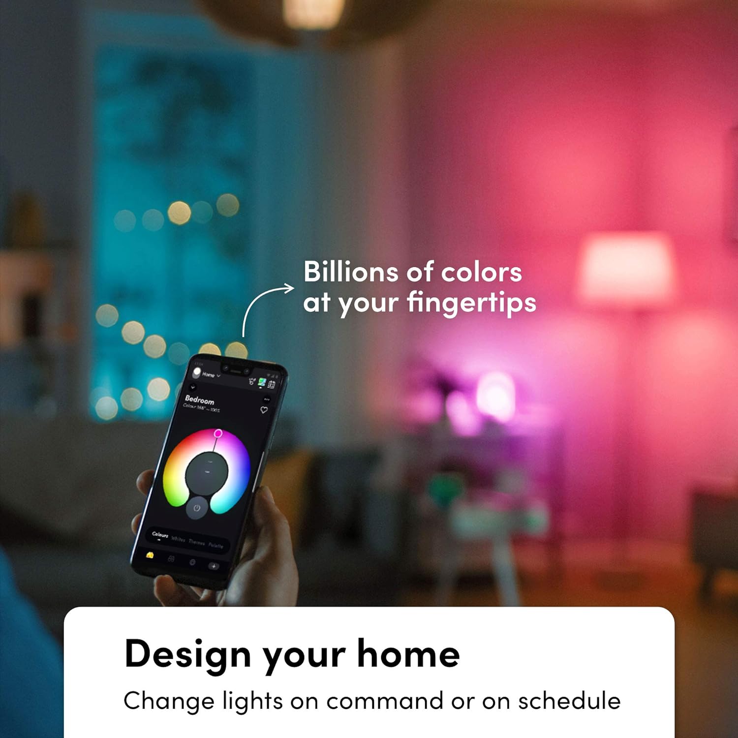LIFX color, A19 1100 lúmenes, bombilla LED inteligente Wi-Fi, miles de millones de colores y blancos, no requiere puente, funciona con Alexa, Hey