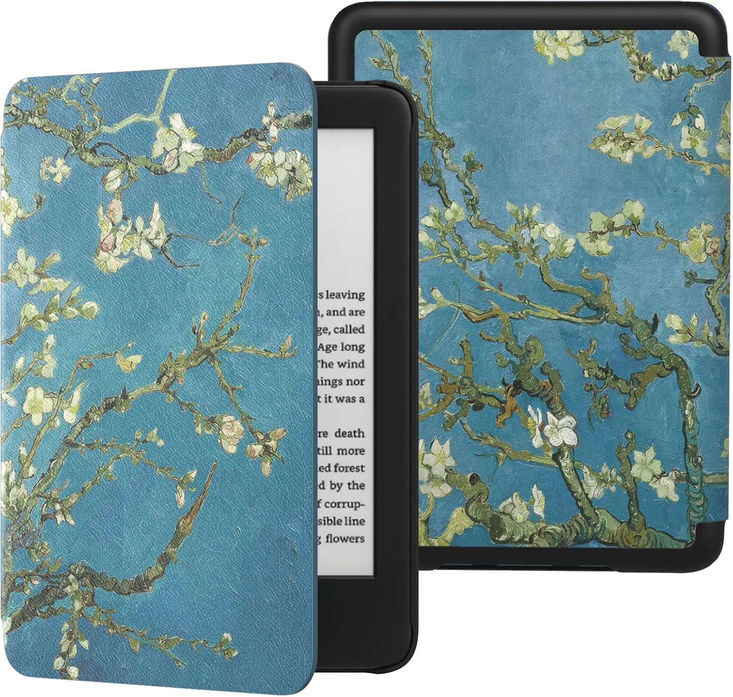 MoKo Funda compatible con Kindle de 6″ (11. generación-2022), carcasa ligera con encendido y apagado automático para Kindle 2022 11 generación