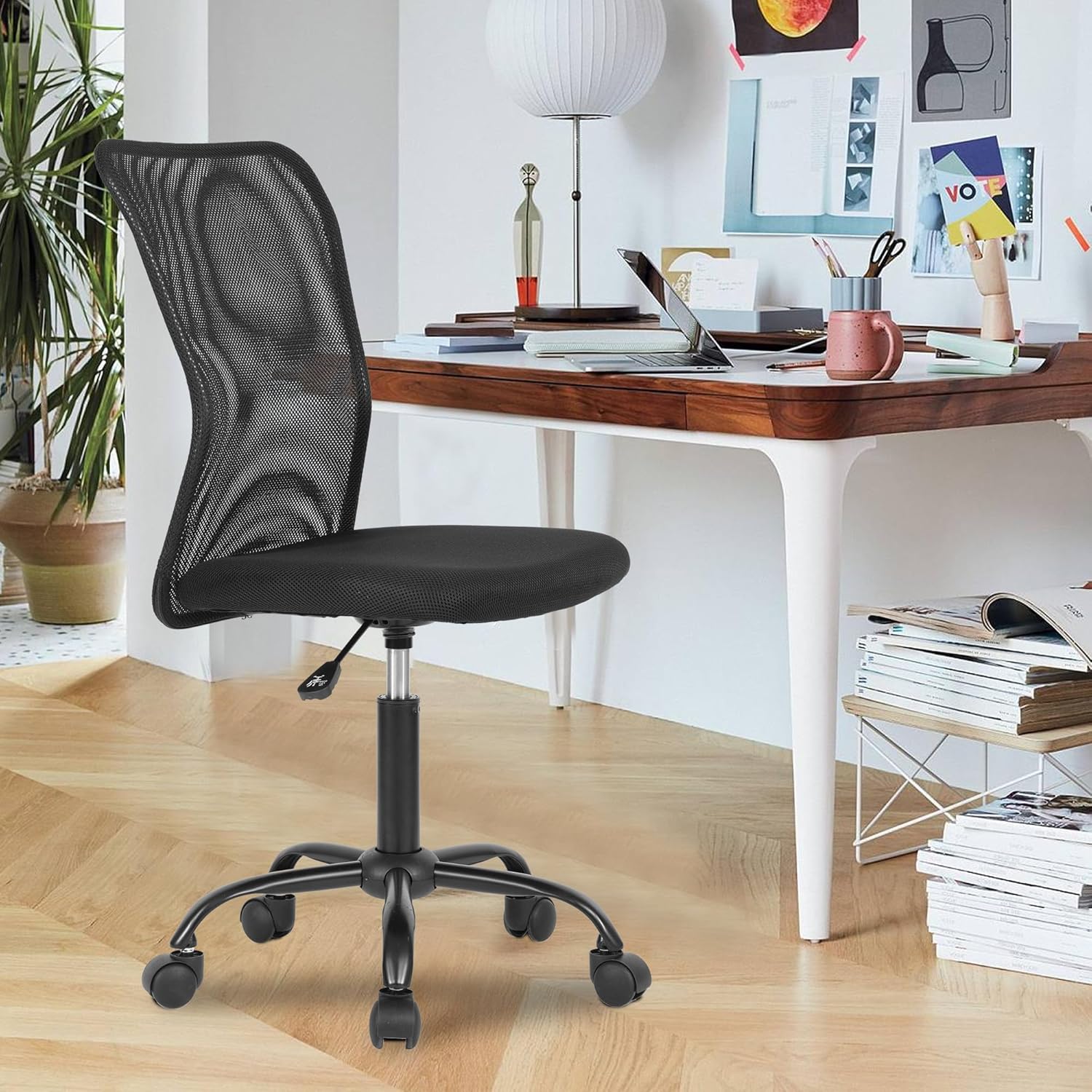PayLessHere Silla de oficina, silla de escritorio, silla ergonómica de malla para computadora, soporte para espalda, moderno, ejecutivo, respaldo