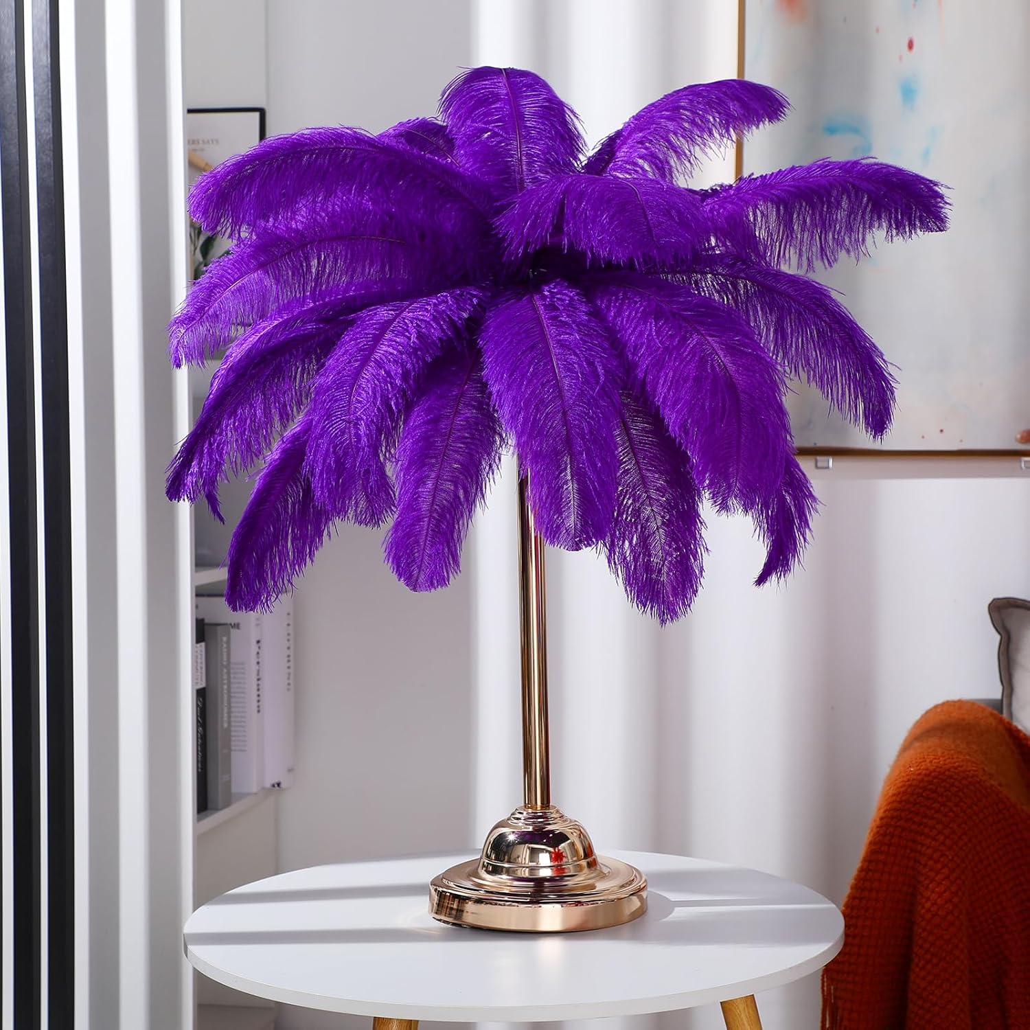 30 plumas de avestruz naturales grandes de 18 a 20 pulgadas a granel para centros de mesa de boda, centros de mesa, decoración del hogar, arreglos