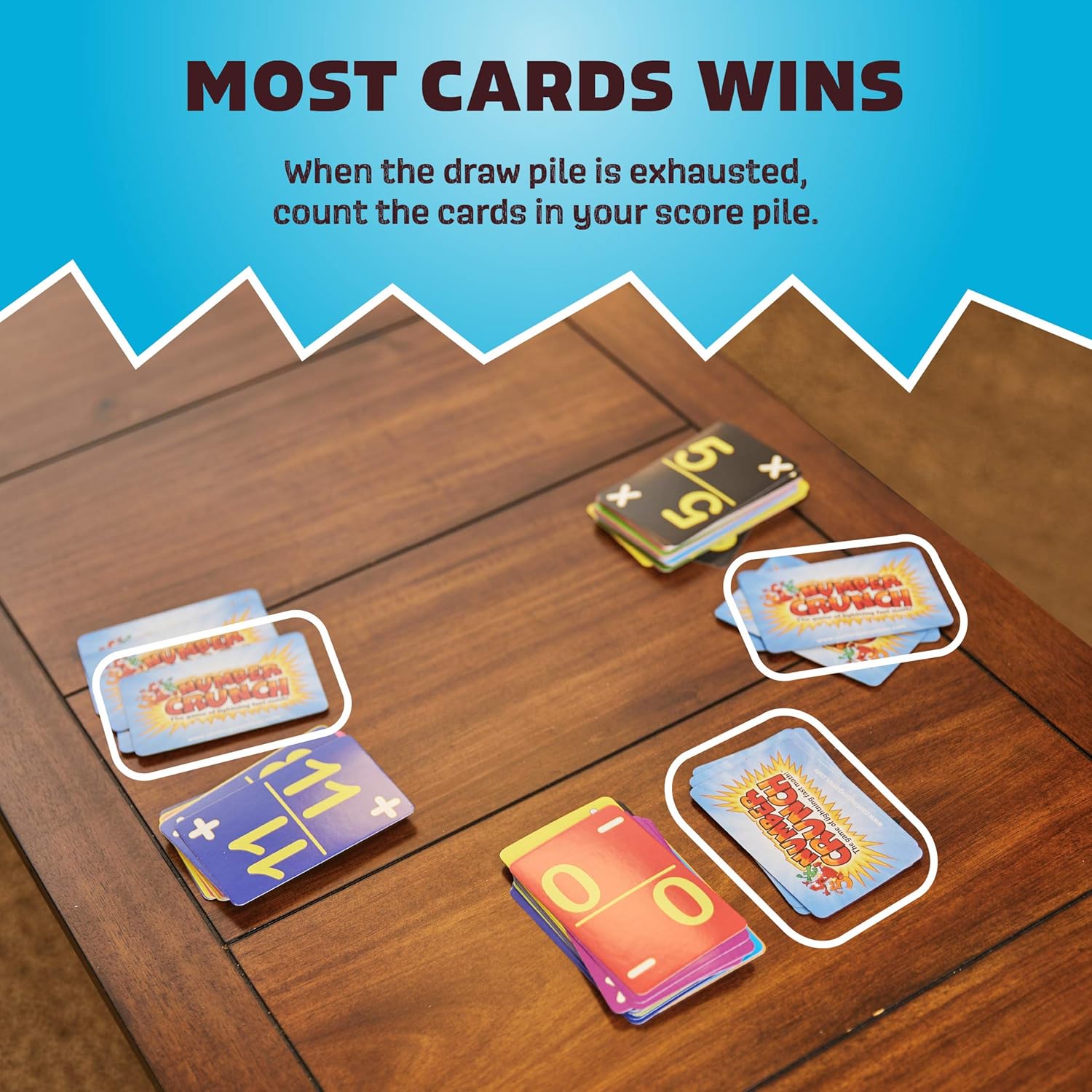 Continuum Games Number Crunch – El juego de las matemáticas rápidas relámpago para niños de 5 años en adelante