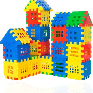 Bloques de construcción entrelazados, 70 piezas para niños pequeños y niños, juego de construcción de juguetes divertidos y educativos para el Bloques de construcción entrelazados, 70 piezas para niños pequeños y niños, juego de construcción de juguetes divertidos y educativos para el