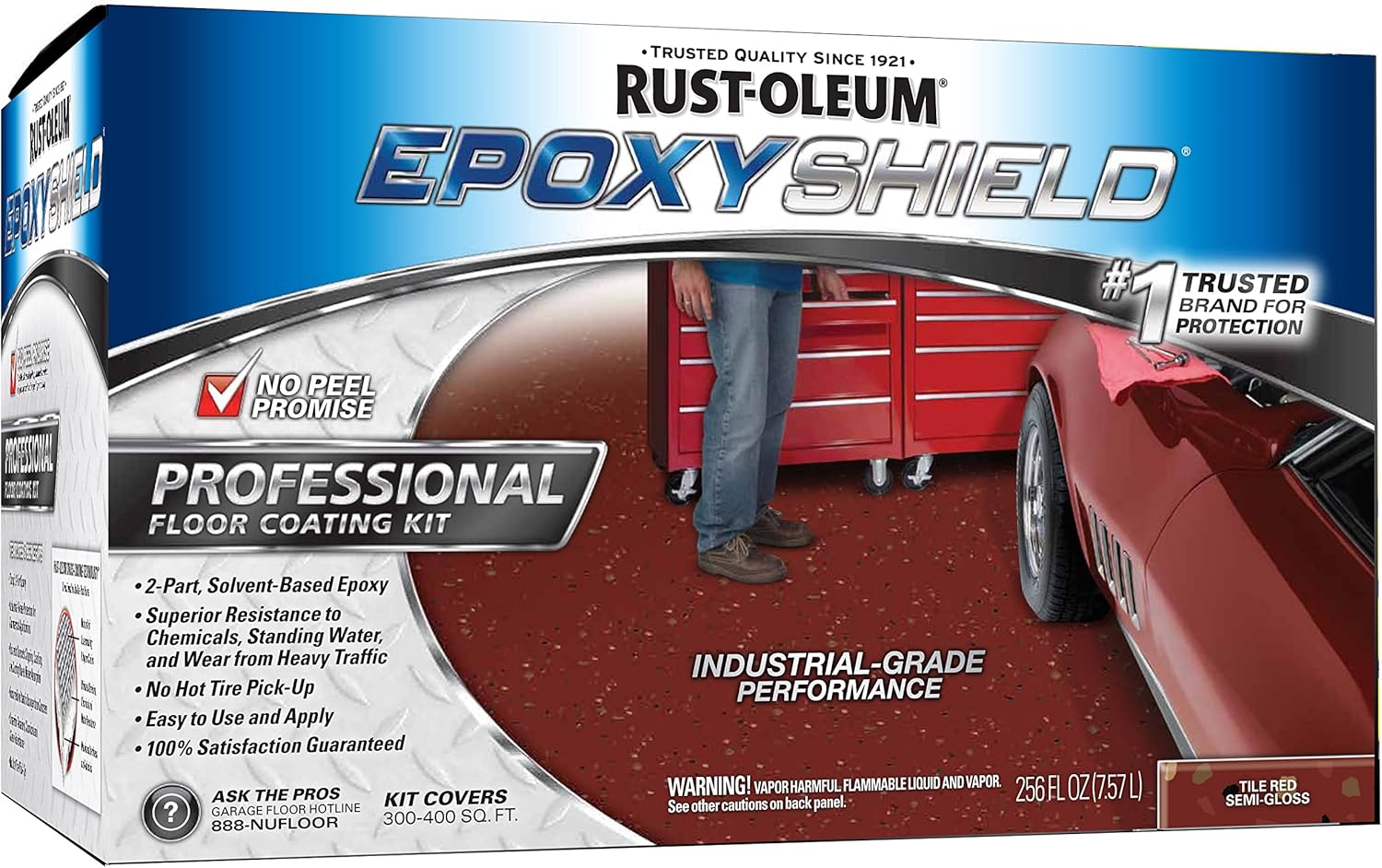 Rust-Oleum 238466 – Kit de revestimiento de suelo profesional, color beige, 238468