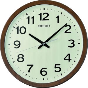 Seiko Reloj de pared Ukan de 16 pulgadas, marrón Seiko Reloj de pared Ukan de 16 pulgadas, marrón