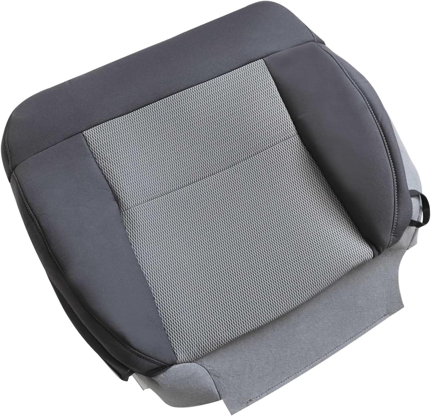 Funda de asiento de repuesto para parte inferior del lado del conductor y almohadilla de cojín de espuma, color gris oscuro para Ford F150 2004 2005