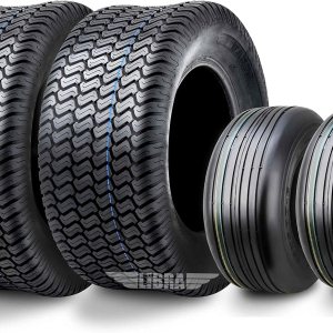 WANDA Juego de 4 neumáticos de césped para cortacésped de giro cero 13×5-6 delanteros y 23×9.5-12 traseros4PR -1308013047 WANDA Juego de 4 neumáticos de césped para cortacésped de giro cero 13×5-6 delanteros y 23×9.5-12 traseros4PR -1308013047