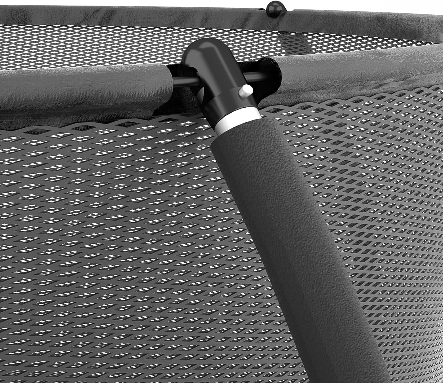 CalmMax Trampolín de 10 pies, 12 pies, 14 pies, 15 pies, 16 pies, con cerramiento, trampolines recreativos con escalera, aprobación ASTM, trampolín
