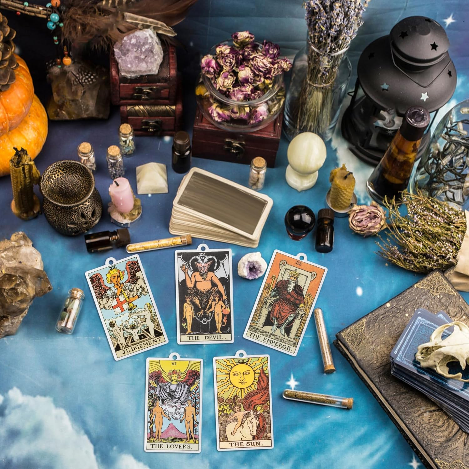 12 unidades de ambientador de aire para automóvil, tarjetas de tarot colgantes, tarjetas perfumadas de rebanada de fragancia, lindo ambientador de