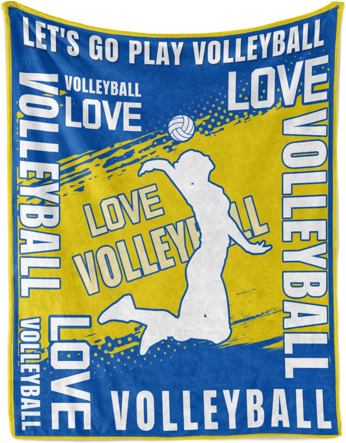 Mantas de regalo de voleibol, mantas de voleibol para niños y niñas, jugadores de equipo de voleibol, regalo para niñas, niños, mujeres, hombres,