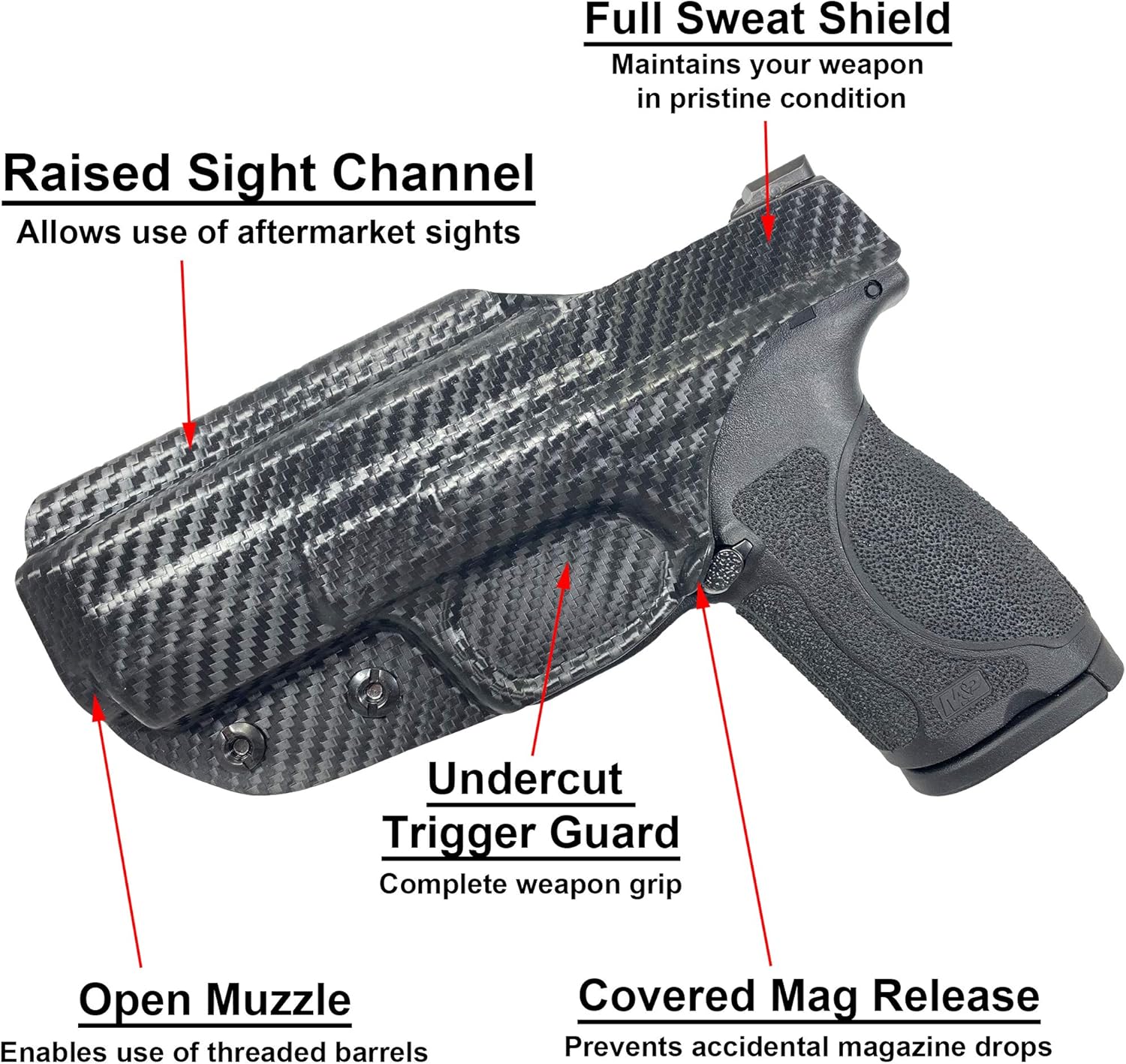 Funda protectora de sudor IWB para FN Reflex