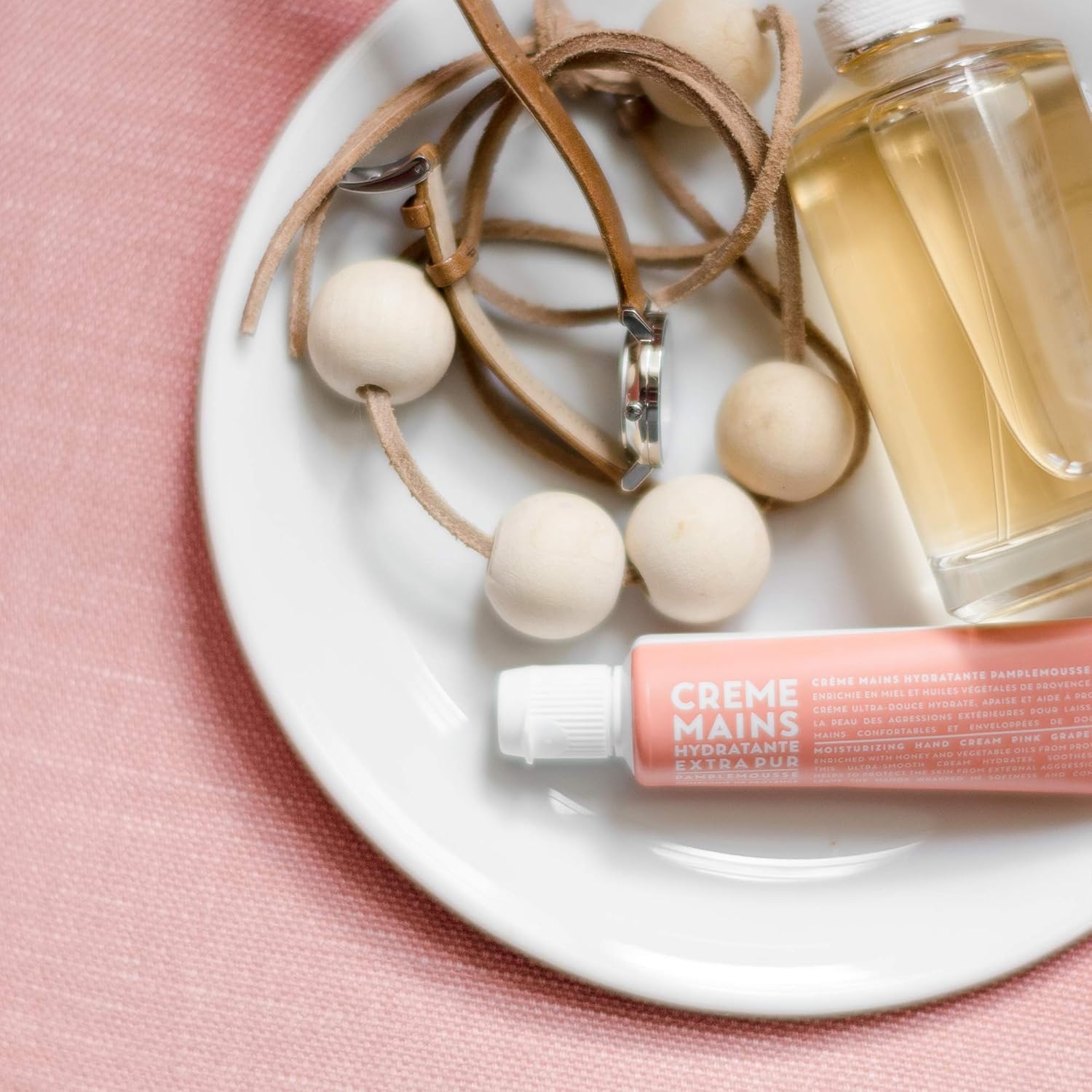 Compagnie de Provence Travel Hand Cream Extra Pure – Pomelo rosa – Tubo de 1 onza líquida