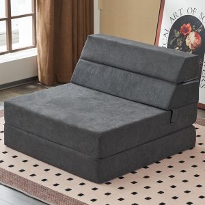 jela Colchón plegable para sofá cama, tela de lujo, sofá cama, colchón de piso, sofá plegable para habitación de invitados, sala de estar (83 x 33 jela Colchón plegable para sofá cama, tela de lujo, sofá cama, colchón de piso, sofá plegable para habitación de invitados, sala de estar (83 x 33