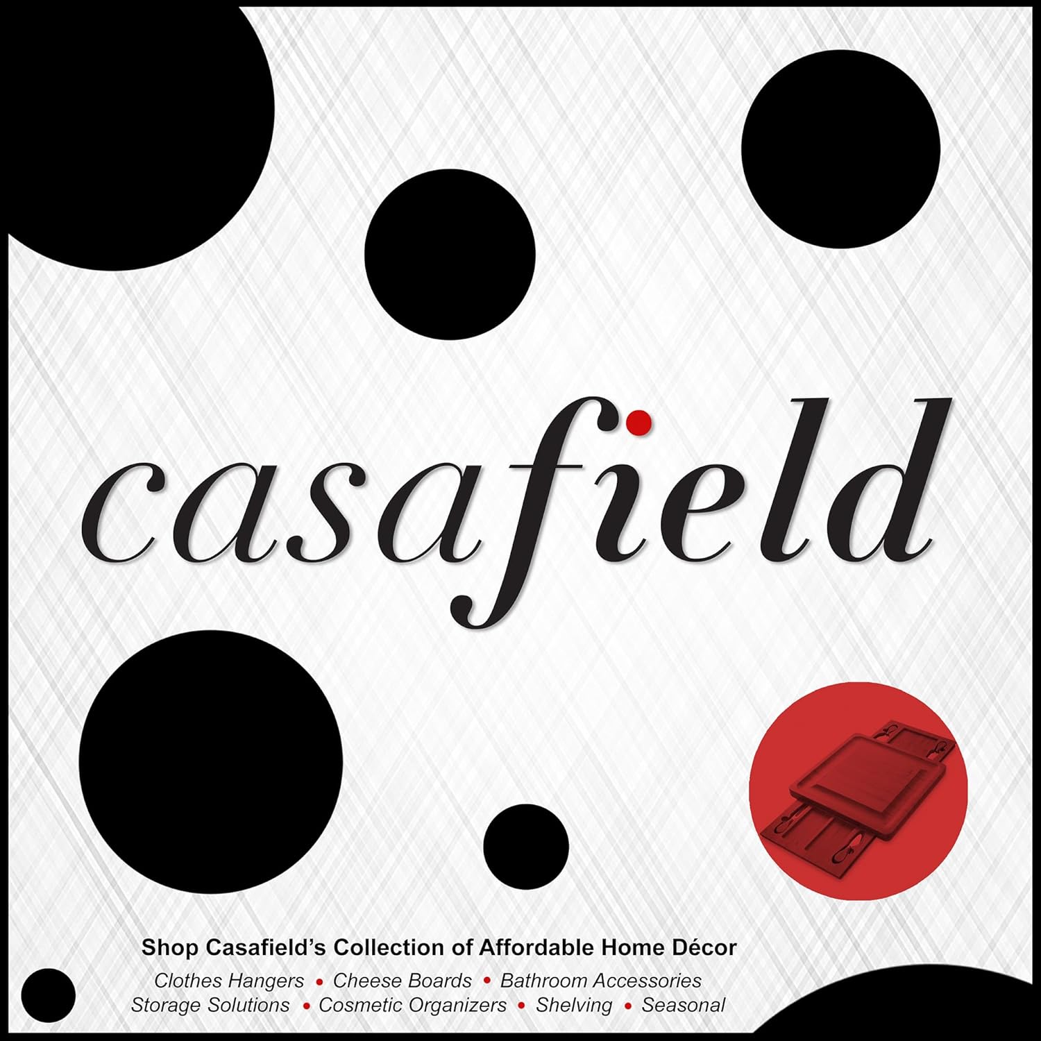 Casafield Juego de regalo de tablero de queso de bambú orgánico y cuchillo, bandeja de madera para charcutería, para carne, frutas, galletas con 2