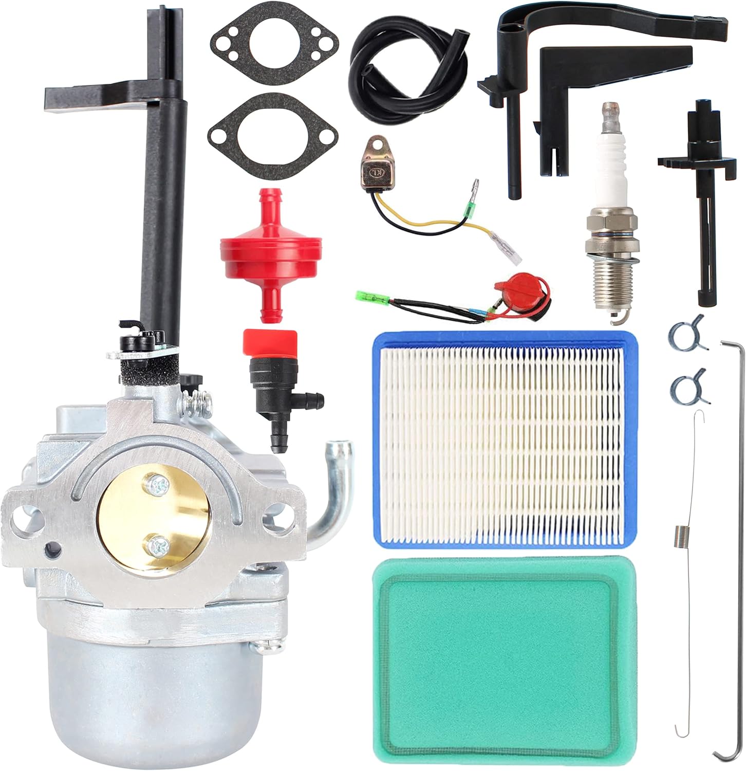 Pro Chaser 591378 697978 Carburador compatible con Briggs y Stratton Nikki 695115 030430 695114 Compatible con generador Storm Responder 5500 Troy