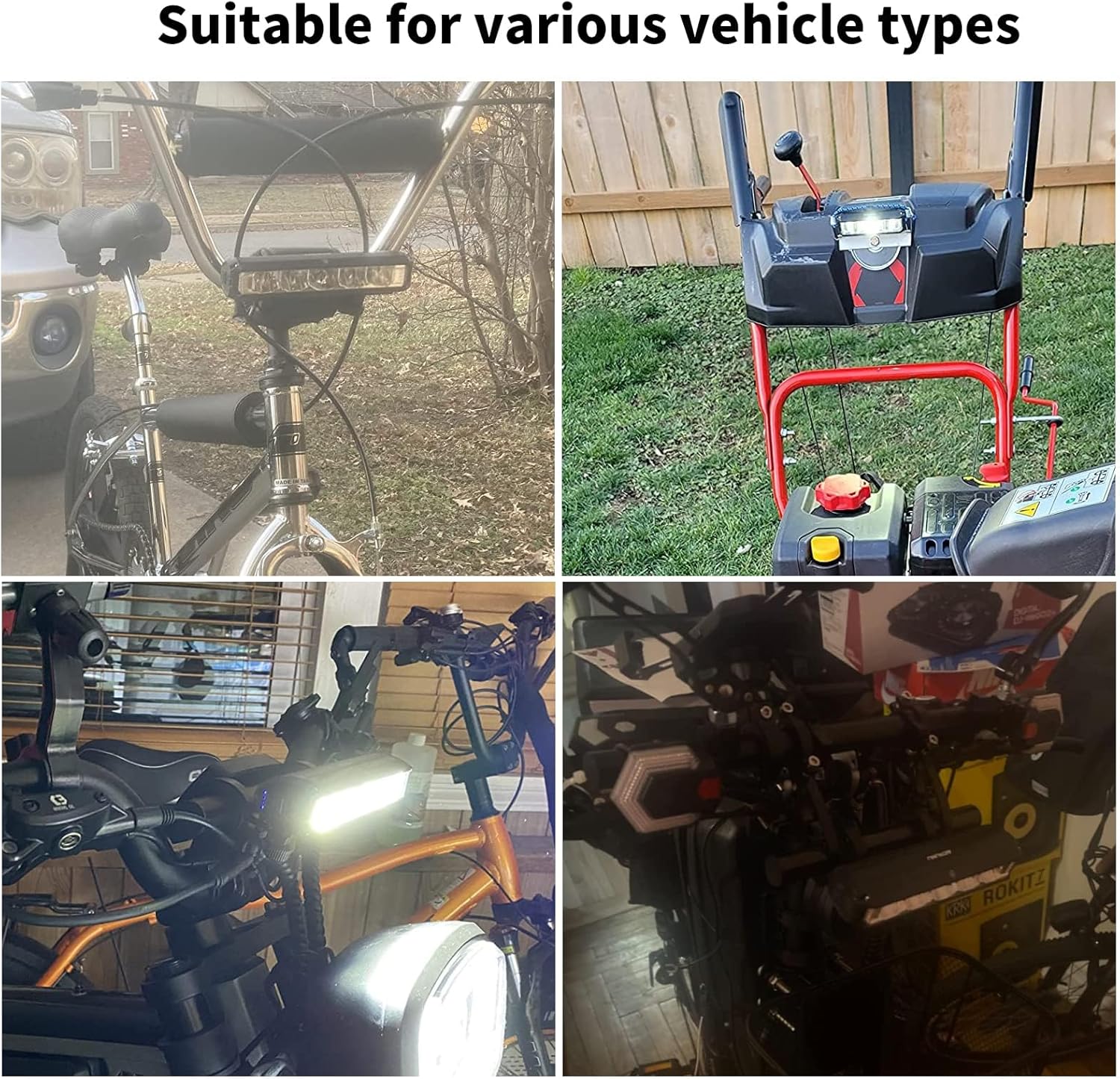 Luz LED súper brillante para bicicleta,Faro de bicicleta recargable por USB, 5 modos, faro de bicicleta impermeable, ciclismo todoterreno de montaña