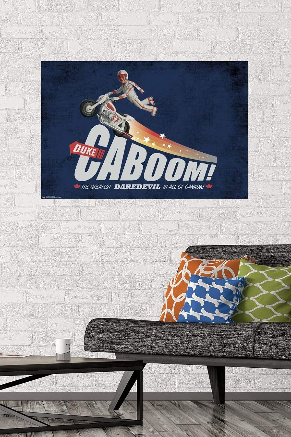 Trends International Disney Pixar Toy Story 4-Duke Caboom – Póster de pared, 22.375 x 34 pulgadas, versión sin marco