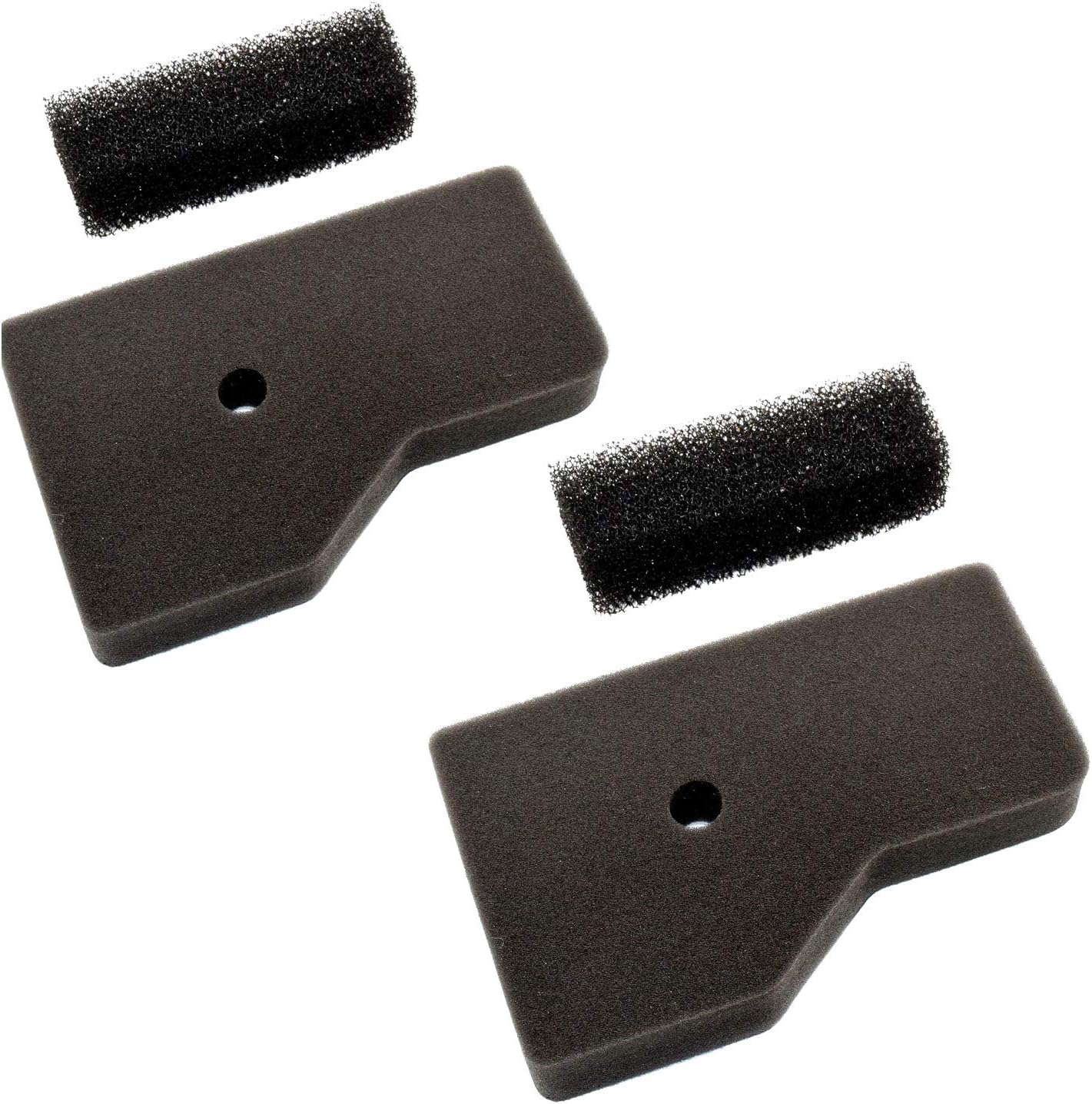 HQRP Paquete de 2 elementos limpiadores y filtros exteriores compatibles con generadores Honda EB2000i, EB2000iT1, EU2000i, EU2000iT1, EU2000iK1,