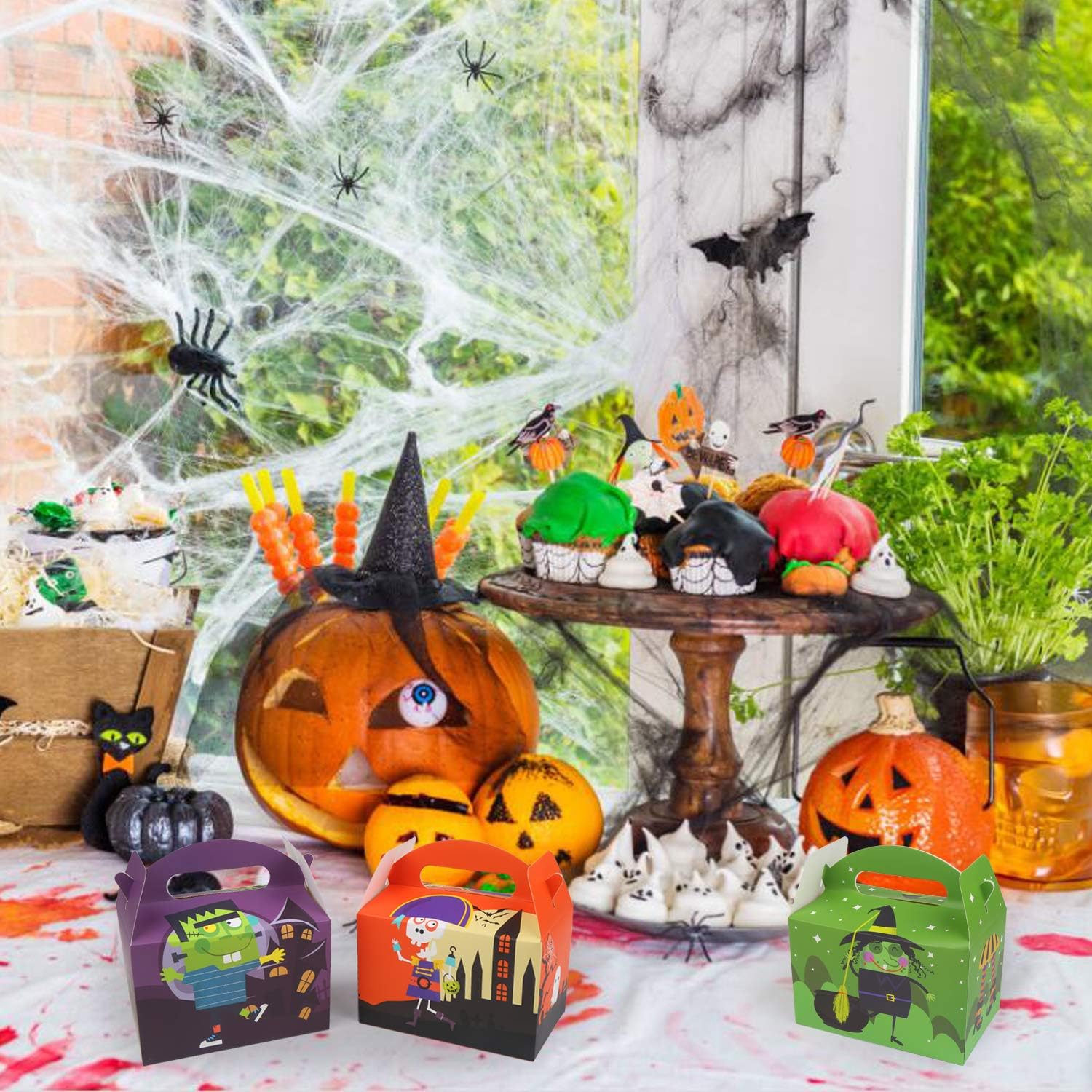 CCINEE Bolsa de papel de Halloween 36pcs para Halloween Party Favor Candy Gift Embalaje Suministro