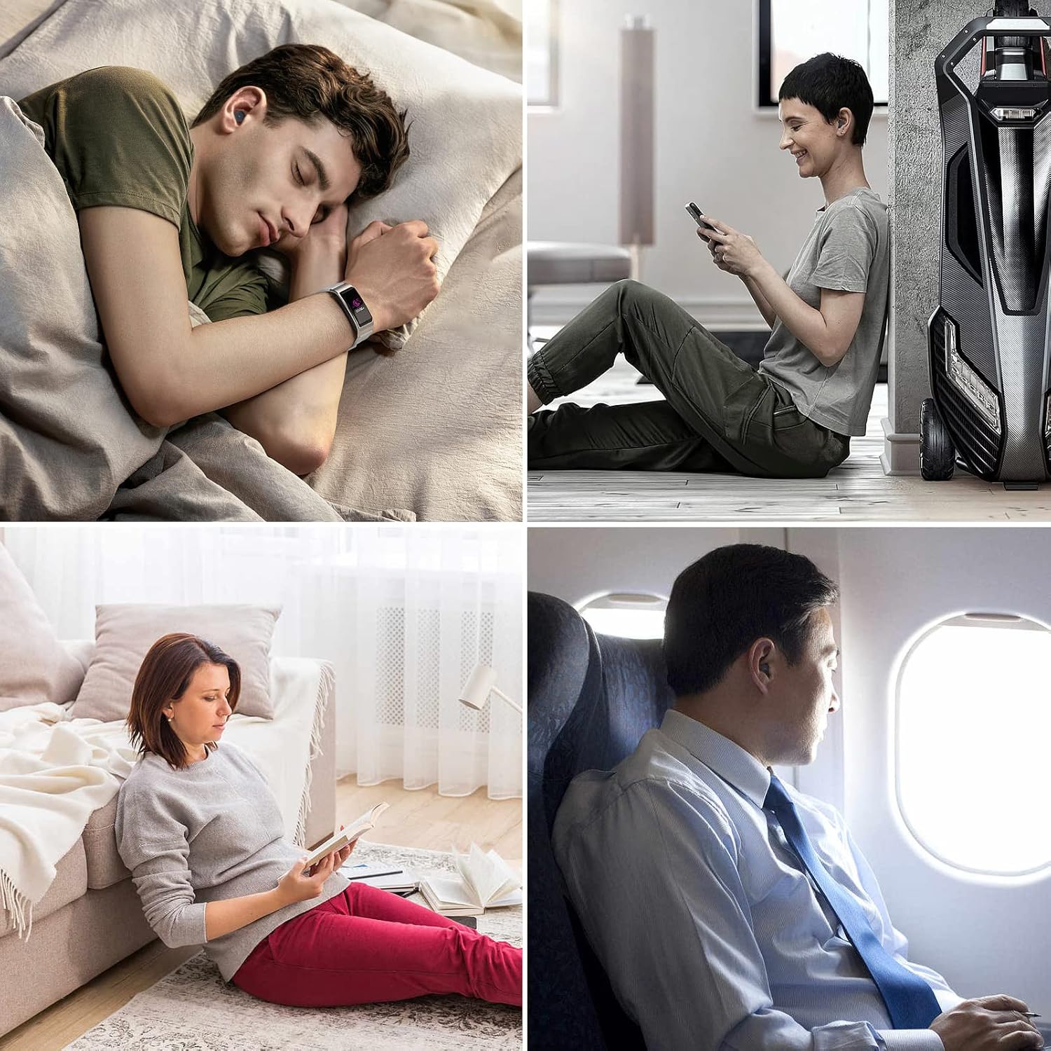 Auriculares para dormir con micrófono TWS Bluetooth para dormir, IPX6, impermeables, bloquean el ruido, ligeros, cómodos y pequeños auriculares