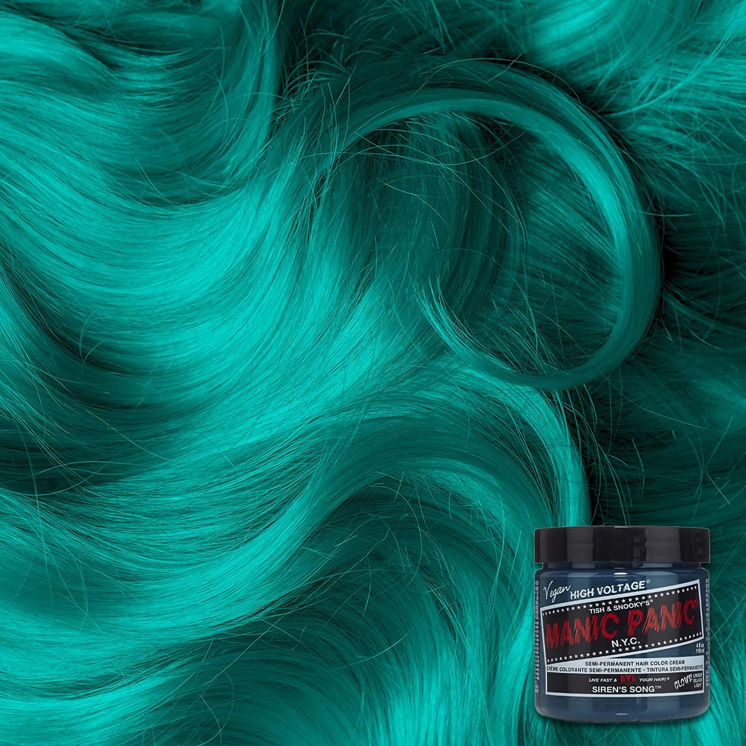 TiendaUsbeauty Manic Panic Crema de color de cabello semipermanente, paquete de de 1