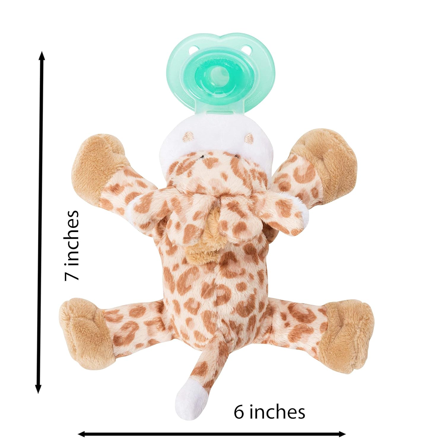 Nookums – Paci-Plushies Buddies – Animalitos de peluche para usar con chupetes de diferentes marcas, adecuado para todas las edades, incluye chupete