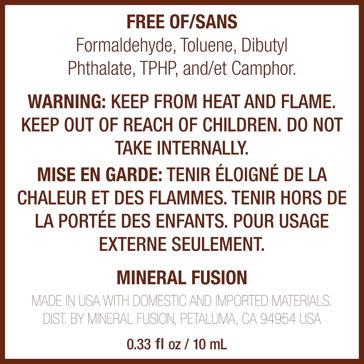 Mineral Fusion Esmalte de uñas, zafiro, 0.33 onzas líquidas