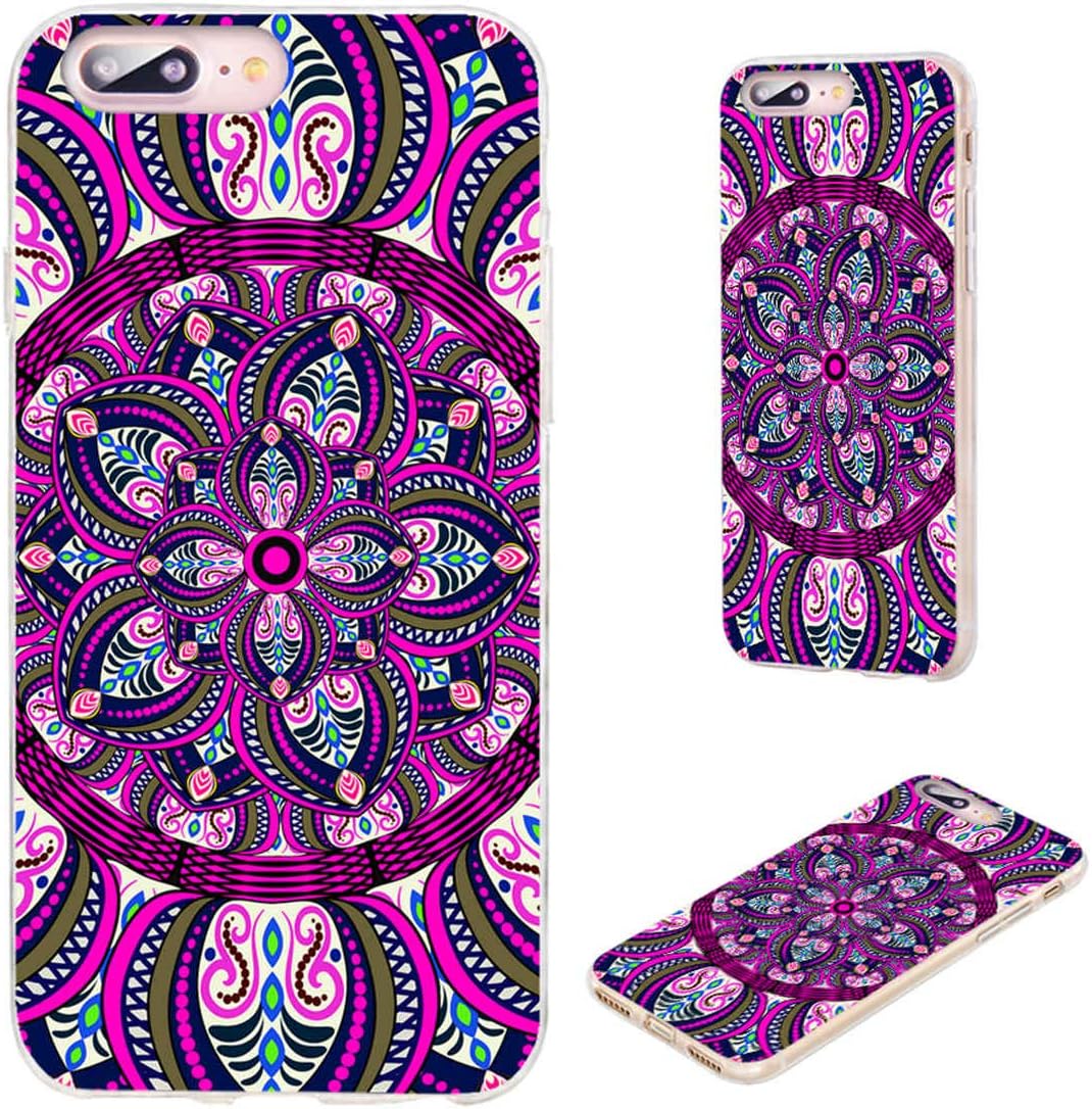 AKORAVO – Funda para iPhone 8 Plus, iPhone 7 Plus para mujeres, hombres y niñas, a prueba de golpes, antiarañazos, delgada, suave, funda protectora