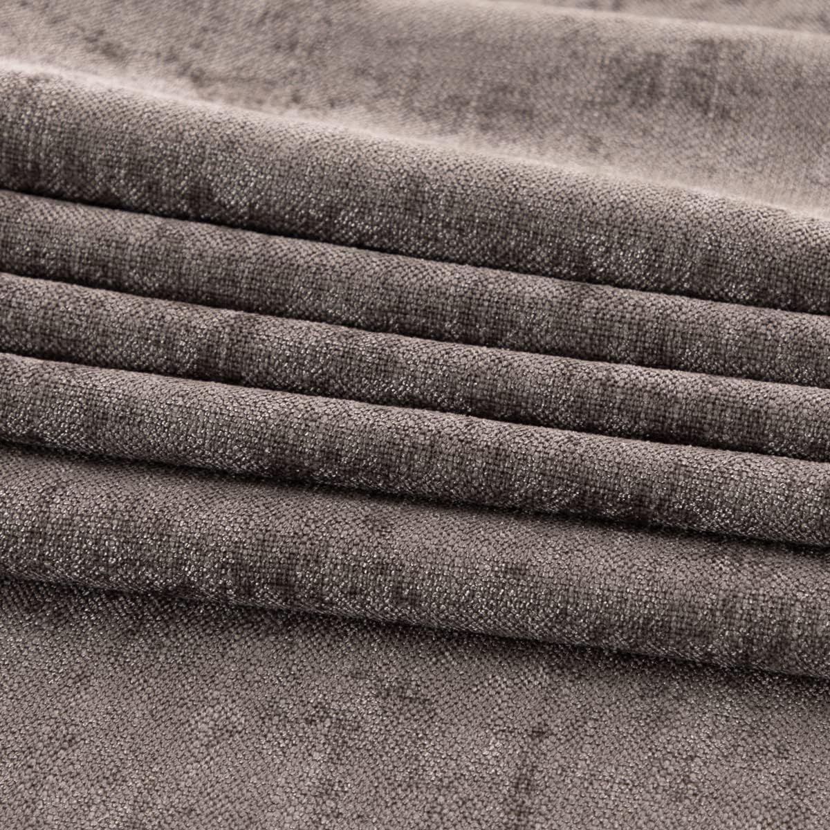 AMBERIS Alfombra de cama moderna, de chenilla, suave, no se decolora, color gris
