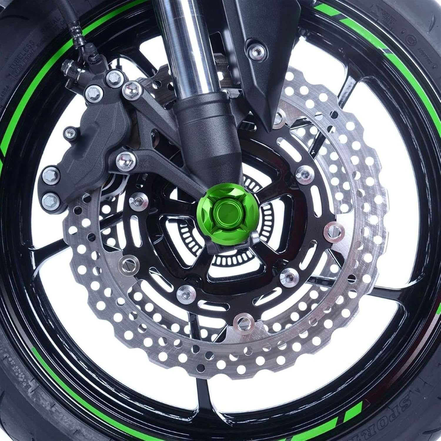 Accesorios de motocicleta Marco deslizante Eje Horquilla Rueda Protector de caída para Kawasaki Z650 Z900 Z 650 900 Protector de caída (Color Z900