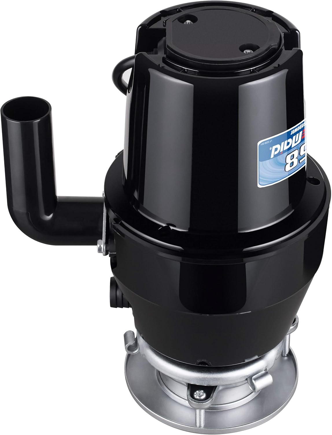 Waste Maid 10-US-WM-258-3B – Sistema de molienda de residuos de alimentos de acero inoxidable antiatascos, 12 HP de servicio medio, negro