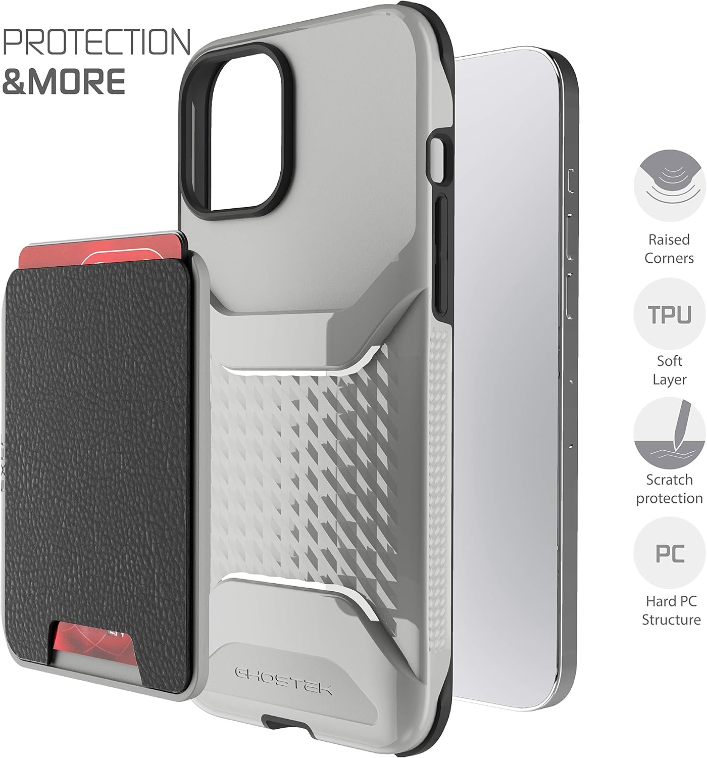 Ghostek, Exec – Funda para teléfono 4 generación iPhone 12 Series