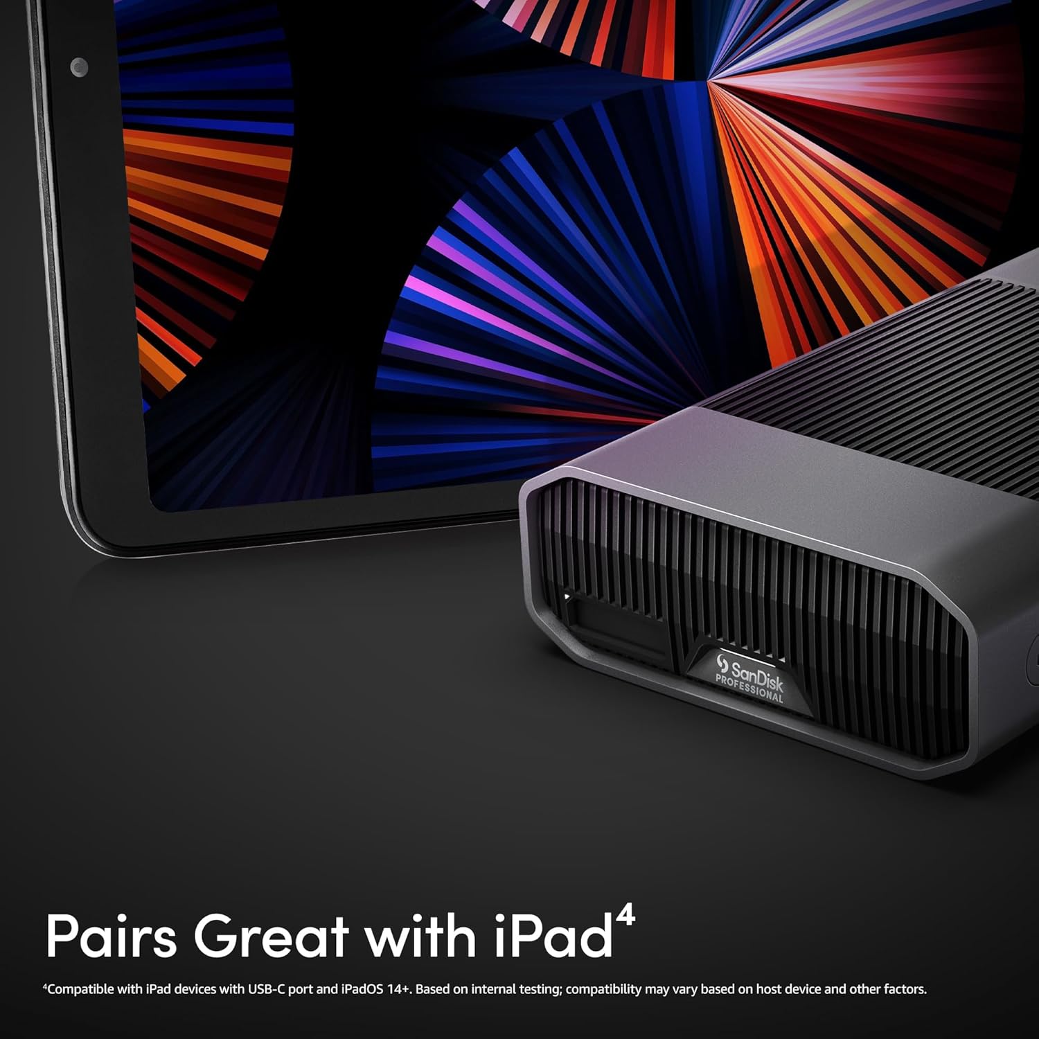 SanDisk Professional Proyecto G-Drive de 22 TB, disco duro externo, Thunderbolt 3, USB (10Gbps), disco duro Ultrastar de 7200 RPM, lectura de hasta