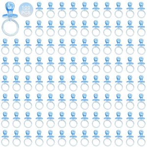 100 chupetes de plástico para baby shower, de 2.75 pulgadas, para baby shower, decoración de fiesta de género, regalo de fiesta de cumpleaños (azul) 100 chupetes de plástico para baby shower, de 2.75 pulgadas, para baby shower, decoración de fiesta de género, regalo de fiesta de cumpleaños (azul)