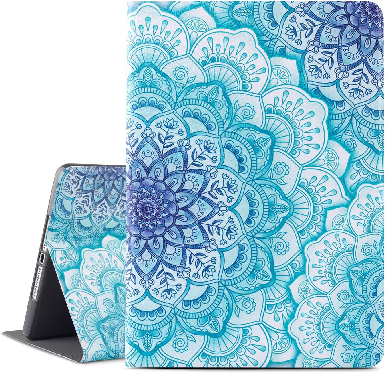 Vimorco Funda para iPad 9.7 20182017. Funda de piel tipo libro para Apple iPad 9.7 pulgadas, soporte de múltiples ángulos de visión, también