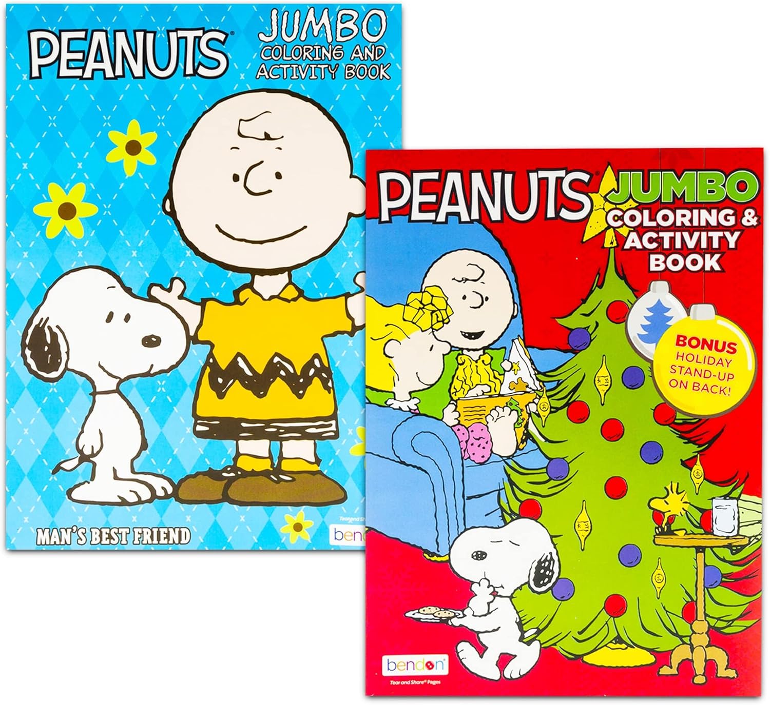Juego de libros para colorear y actividades de cacahuetes, paquete de 4 libros para colorear con Snoopy, Charlie Brown y la pandilla de cacahuetes