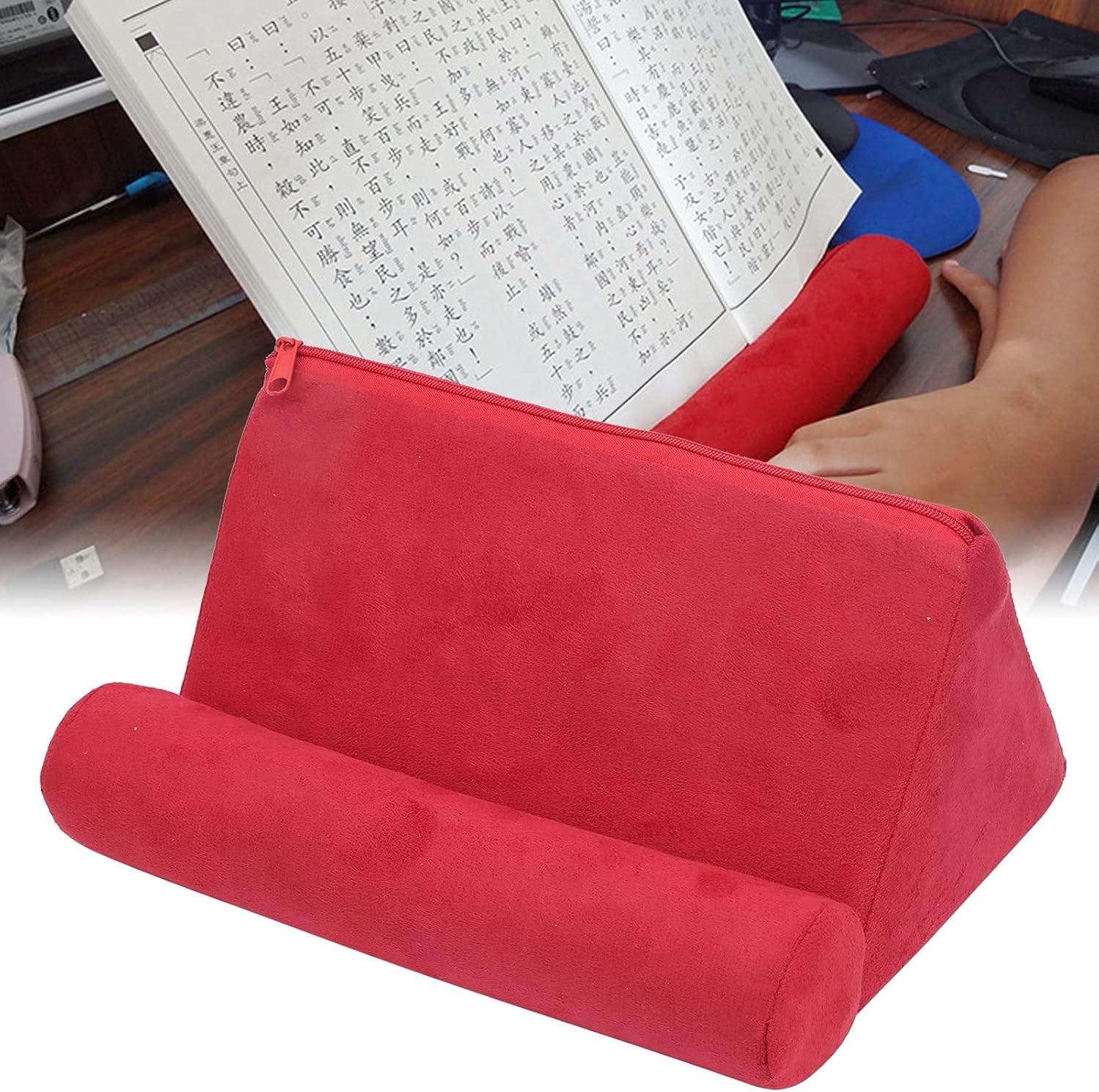 Soporte portátil para tableta de almohada para cama, reposabrazos, alfombra, muslos, con gran área de contacto