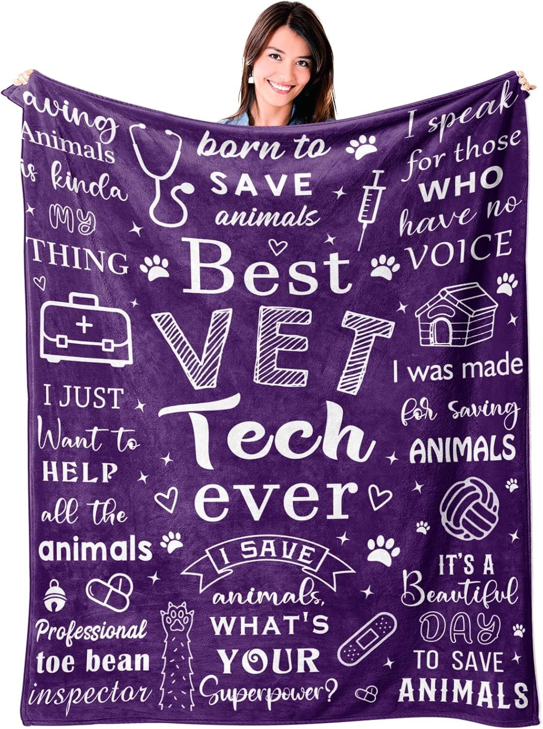 Regalos de veterinaria tecnología, regalos de la semana de la tecnología veterinaria, regalos veterinarios para mujeres, regalos de agradecimiento