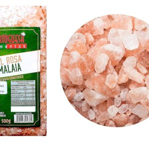 A Portuguesa Sal brasileña rosa del Himalaya para barbacoa 17.63oz A Portuguesa Sal brasileña rosa del Himalaya para barbacoa 17.63oz