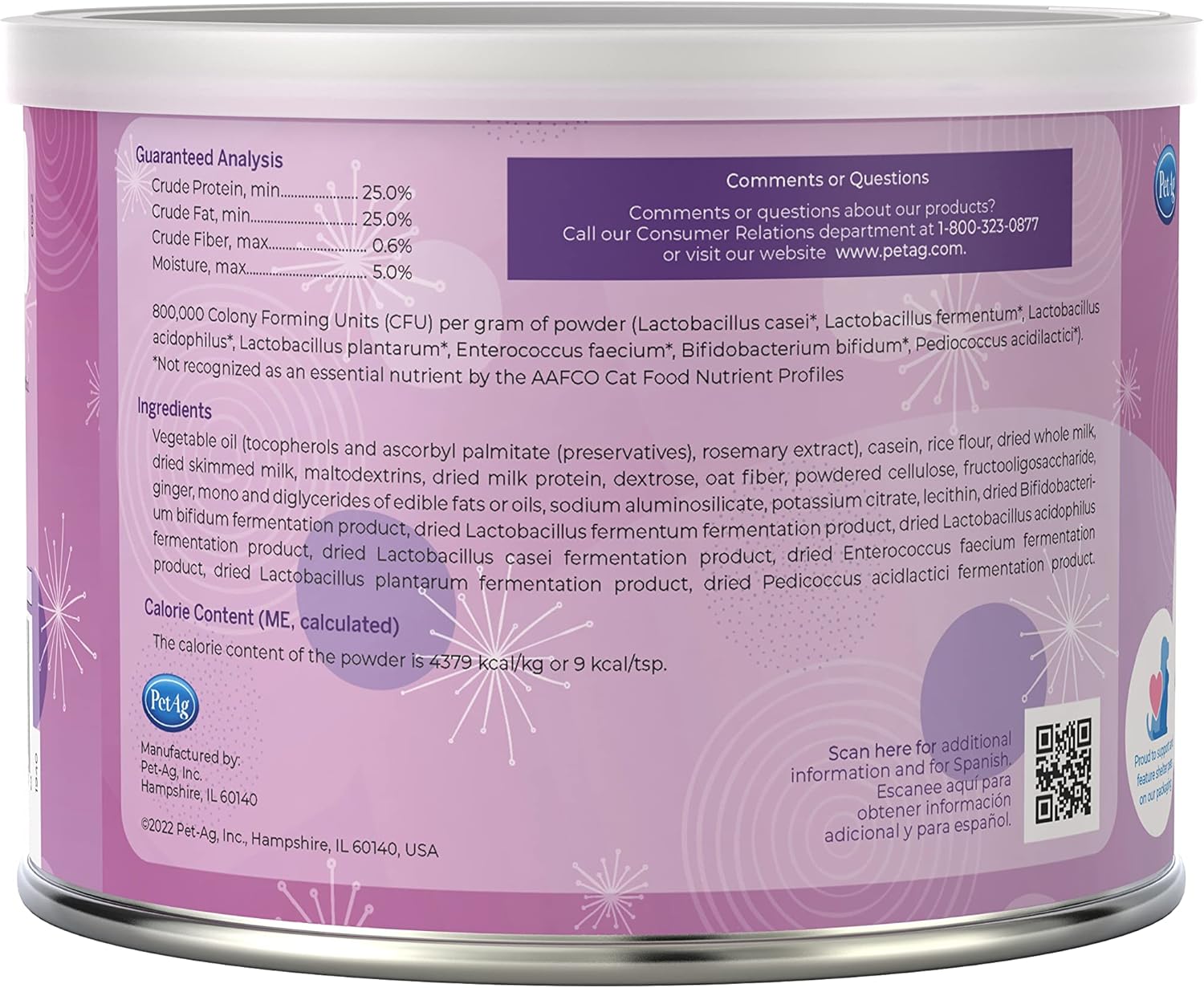 Pet-Ag Nutri-Mixer Digestive – 6 oz – Decoración de alimentos a base de leche para gatos y gatitos de 12 semanas en adelante – Fácil de digerir