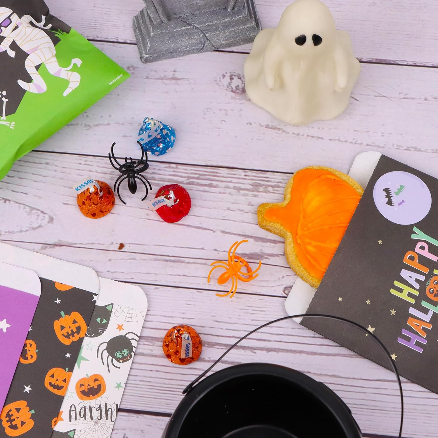 21 cortadores de galletas de Halloween, kit de fabricación de moldes de silicona de calavera de Halloween, juego de hornear de Halloween,