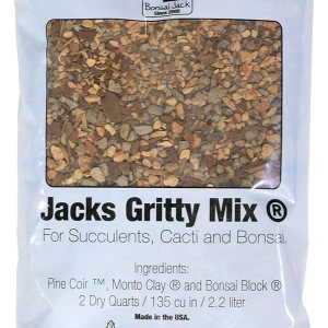 Suelo para suculentas y cactus para bonsái, mezcla arenosa de Jacks #111, drenaje rápido, combate la pudrición de la raíz, pH optimizado (12 galón2 Suelo para suculentas y cactus para bonsái, mezcla arenosa de Jacks #111, drenaje rápido, combate la pudrición de la raíz, pH optimizado (12 galón2