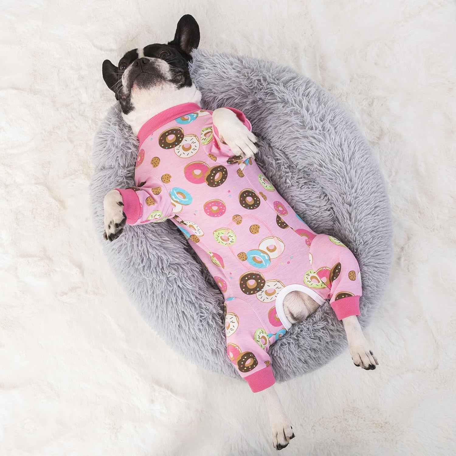 Traje de recuperación de cirugía para perros, mameluco para cirugía hembra, perros machos, pijamas de manga larga, mameluco para perros pequeños,