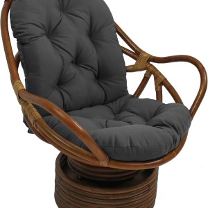 Blazing Needles Cojín de asiento y respaldo para exteriores, 48 x 24, gris frío Blazing Needles Cojín de asiento y respaldo para exteriores, 48 x 24, gris frío