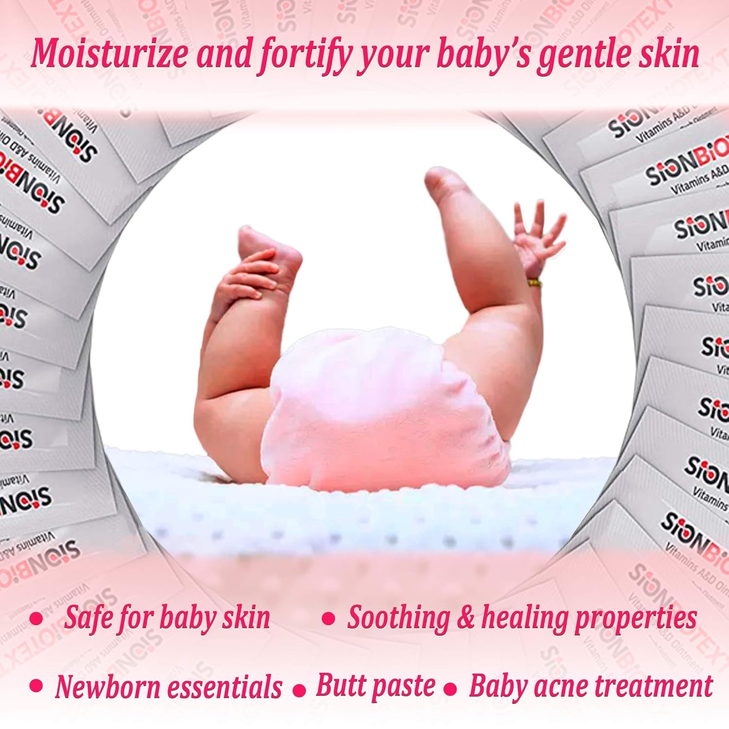 Ungüento A y D por Sion Biotext Baby Diaper Rash Vitamina A + D Crema curativa Original Hidratante Médico Terapia Intensiva Para Piel Seca e