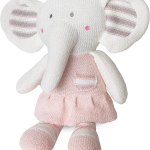 Living Textiles Juguete de peluche (Amelia Elephant). Juguete de peluche de punto con sonajero. Living Textiles Juguete de peluche (Amelia Elephant). Juguete de peluche de punto con sonajero.