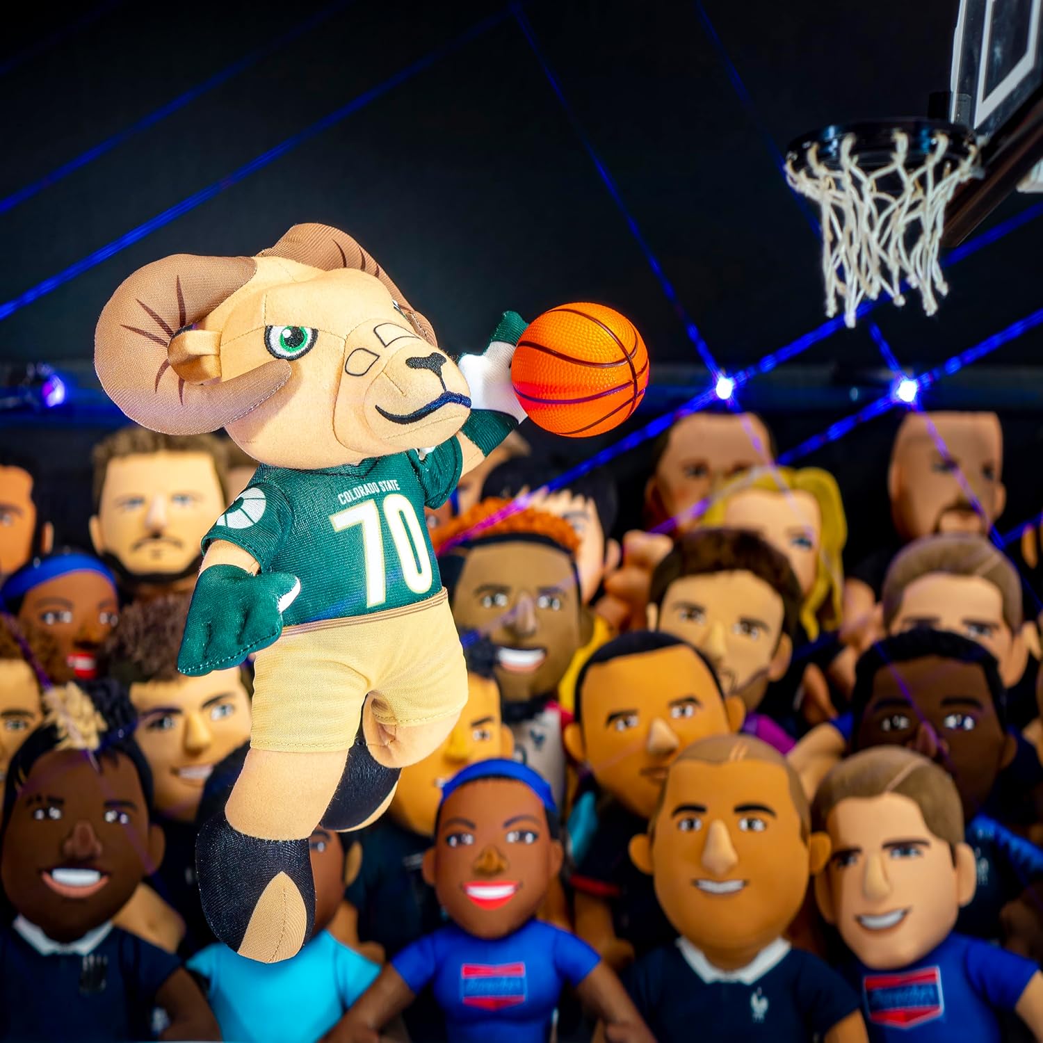 Bleacher Creatures Colorado State Cam The Ram – Figura de peluche de mascota de 10 pulgadas, una mascota para jugar o exhibir