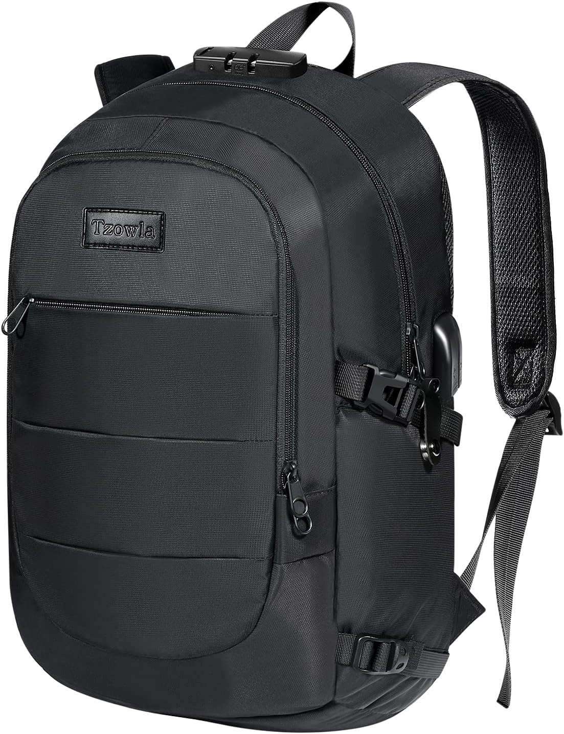 Tzowla Mochila antirrobo de 35 litros con puerto de carga USB para portátil