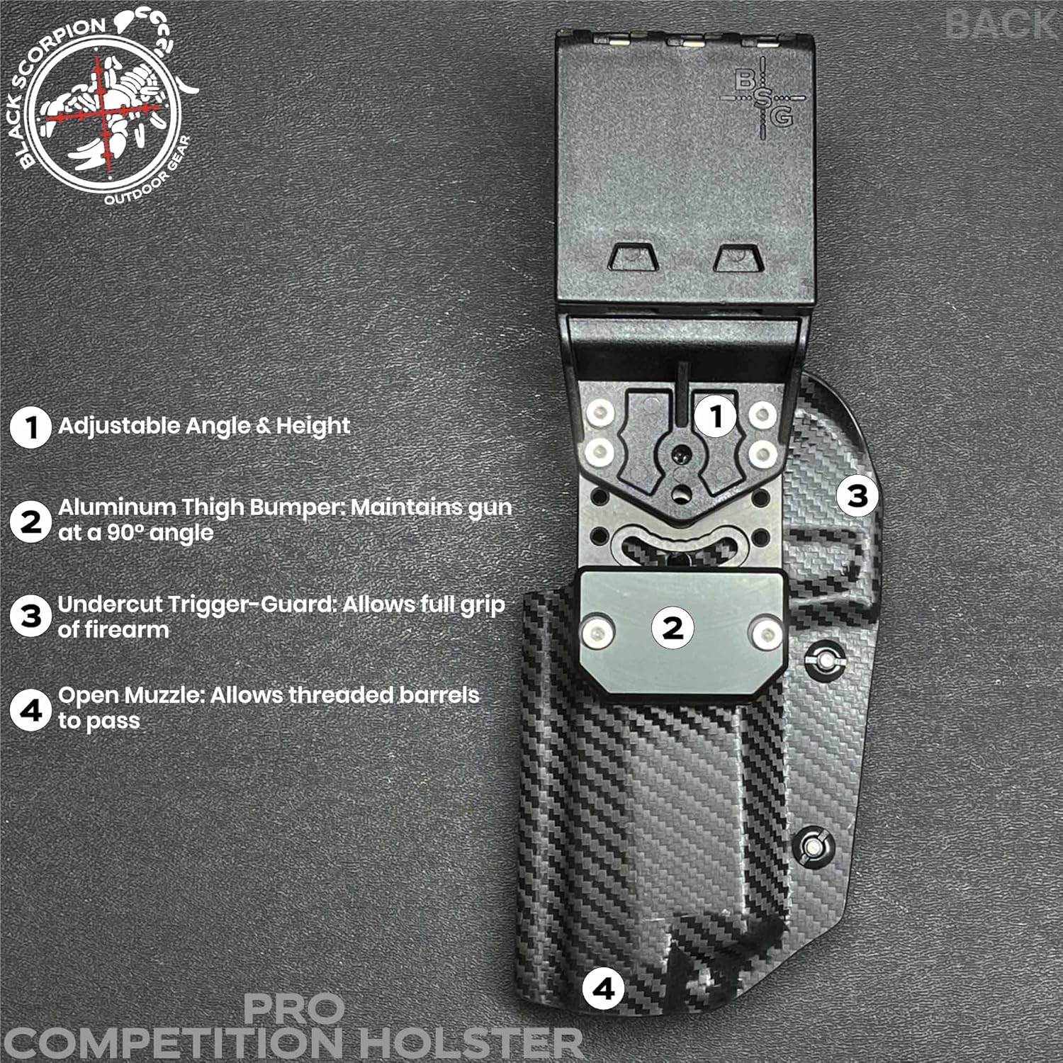 Funda Pro Competition para Staccato XC con SureFire X300
